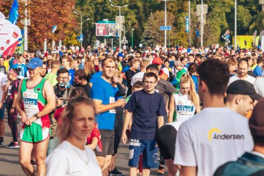 15 Eylül 2018 Minsk Belarus Yarı Maraton Minsk 2019