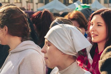 8 Mart 2019, Minsk Belarus Yarışı Kadınlar Günü onuruna 8 Mart