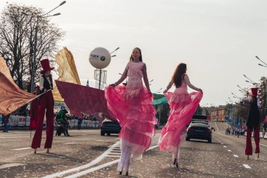 15 Eylül 2018 Minsk Belarus Yarı Maraton Minsk 2019