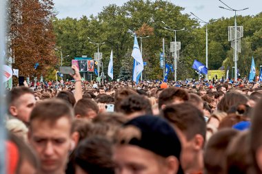 15 Eylül 2019 'da Minsk Belarus' ta pek çok sağlıklı sporcu yarışa başlıyor.