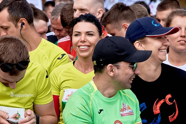 Halve Marathon Minsk 2019 Lopen in de stad — Stockfoto