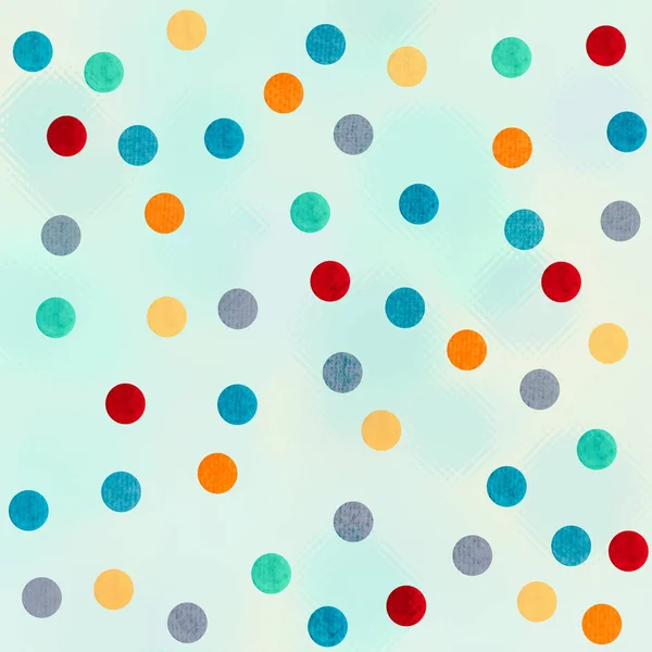 Κύκλο Χρώμα Μοτίβο Άνευ Ραφής — Φωτογραφία Αρχείου