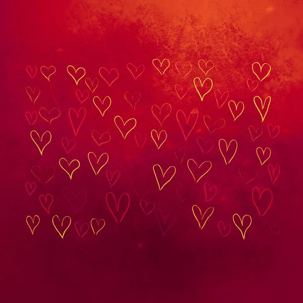 Valentine Day Harten Abstract — Stockfoto