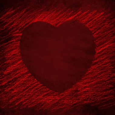 Sevgililer için kırmızı kalpler ile arka plan