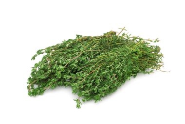 Beyaz arka plan üzerinde izole kekik herb