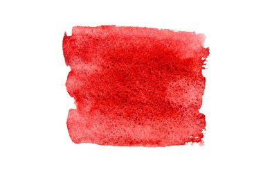 Kırmızı boya konturları kağıt üzerinde