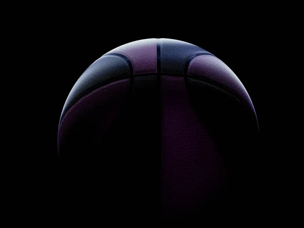 Magenta en zwart moderne basketbal bal voor mannen of vrouwen op bla — Stockfoto