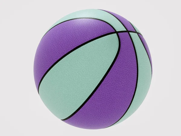 Green and Magenta Basketball ball sports poster or flyer backgro — Stock Photo, Image