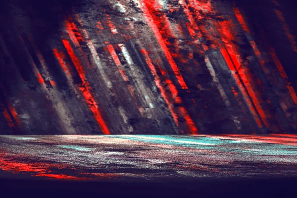 Абстрактна Концепція Спортивного Фону Розмитими Діагональними Синіми Пурпуровими Лініями Темряві — стокове фото