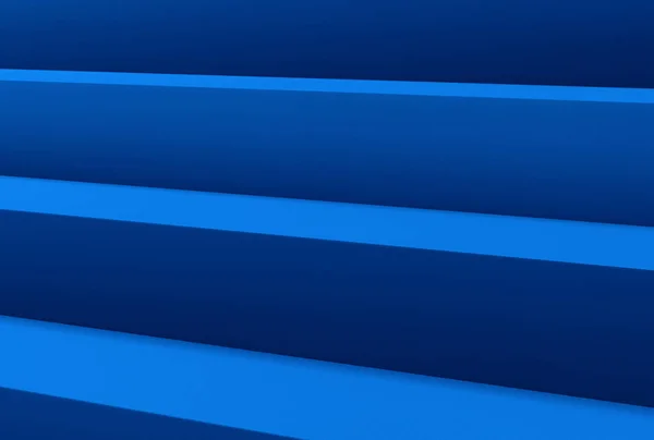 Detailní Záběr Zastíněné Modré Schody Osvětlené Shora Geometrické Čáry Pohled — Stock fotografie