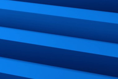 Mavi merdivenleri kapatın, hafifçe sağa dönün. Üç boyutlu gölgelendirilmiş ve yukarıdan aydınlatılmış. Geometrik çizgiler.