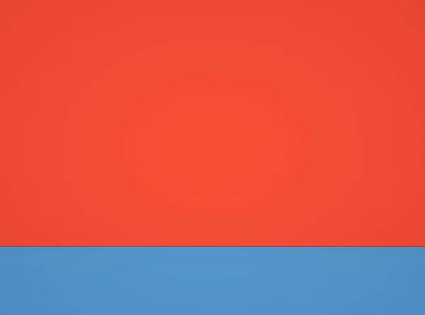 Pastel Abstrato Fundo Retro Vermelho Azul Dividido Horizontalmente Espaço Cópia — Fotografia de Stock