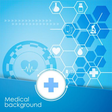 tıbbi arka plan. vektör