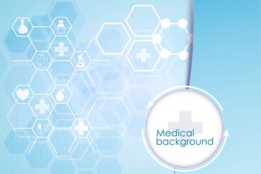 tıbbi arka plan. vektör