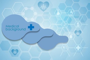 tıbbi arka plan. vektör
