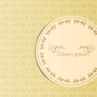 Kraliyet antika arka plan metin için yer ile. Vektör