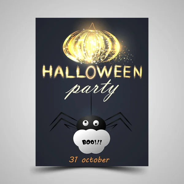 Halloween Party Vektorillustration — Stockvektor