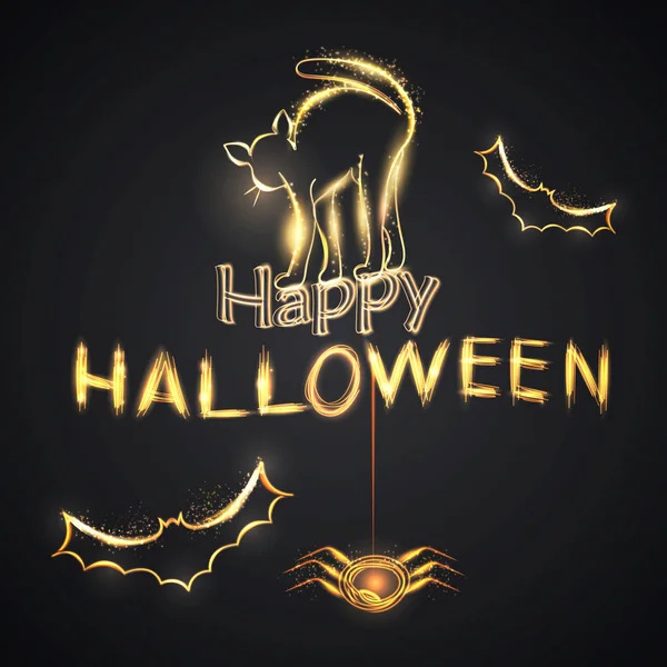 Frohes Halloween Vektorillustration — Stockvektor