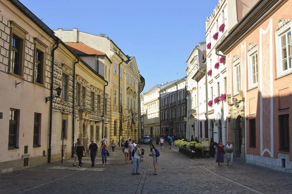 Κρακοβία Πολωνία Ιουλίου 2015 Kanonicza Δρόμο Στην Περιοχή Της Παλιάς — Φωτογραφία Αρχείου