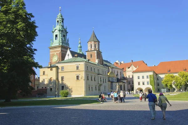 Krakau Polen Juli 2015 Königliche Erzkathedrale Basilika Der Heiligen Stanislaw — Stockfoto