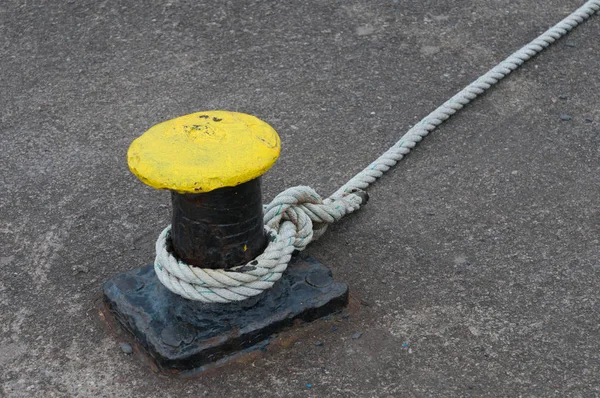 Mooring Point Boat — Stock Photo, Image