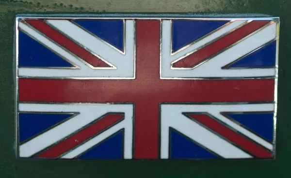 Emblema de carro Union Jack — Fotografia de Stock