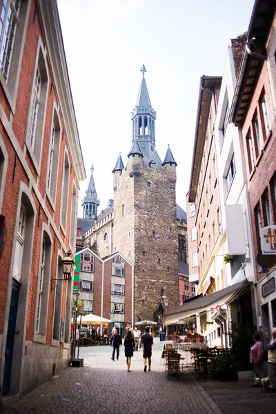 Aachen Deutschland 2018 Den Straßen Von Aachen Aachen Ist Die — Stockfoto