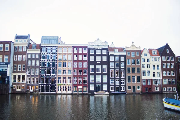 Amsterdam Kanäle Und Architektur Herbstn September 2018 Niederland — Stockfoto