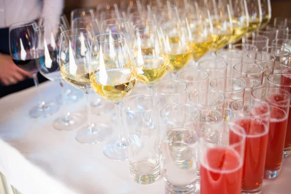 Wine catering for guests — Stock Photo, Image