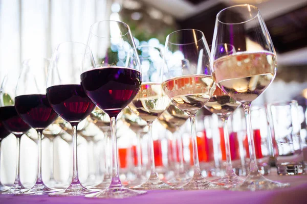 Vino catering per gli ospiti — Foto Stock