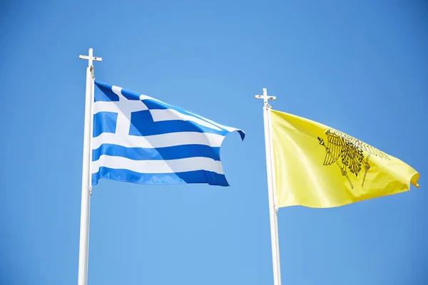 Greece national flag — Stock Photo, Image