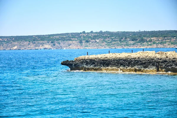 Cypr koszt morza — Zdjęcie stockowe