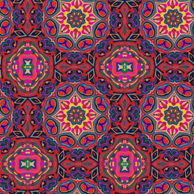 Soyut suluboya sorunsuz psychedelic süsleme. Dikişsiz desen renk suluboya vuruşları. (Yinelenen) tekrar mümkündür sürekli onsuz herhangi bir dikiş.