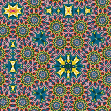 Soyut suluboya sorunsuz psychedelic süsleme. Dikişsiz desen renk suluboya vuruşları. (Yinelenen) tekrar mümkündür sürekli onsuz herhangi bir dikiş.