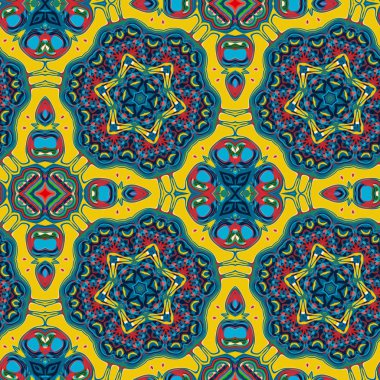 Soyut suluboya sorunsuz psychedelic süsleme. Dikişsiz desen renk suluboya vuruşları. (Yinelenen) tekrar mümkündür sürekli onsuz herhangi bir dikiş.