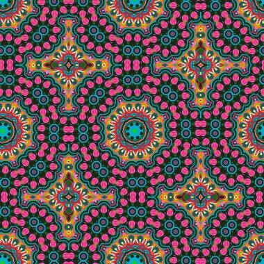 Soyut suluboya sorunsuz psychedelic süsleme. Dikişsiz desen renk suluboya vuruşları. (Yinelenen) tekrar mümkündür sürekli onsuz herhangi bir dikiş.