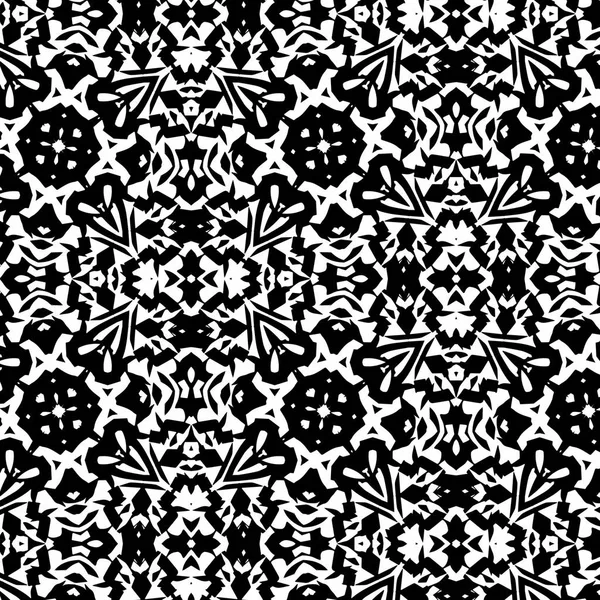 Abstract Seamless Psychedelic Ornament Seamless Pattern Ink Strokes Possible Repeat — Stock Photo, Image