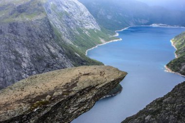 Trolltunga Norveç Kuzey dağ