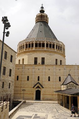 Nazaret, İsrail - Mayıs 2018 yaklaşık duyuru Bazilikası