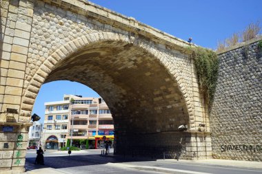 Heraklion, Yunanistan - Mayıs 2018 yaklaşık chanioporta kapısı 