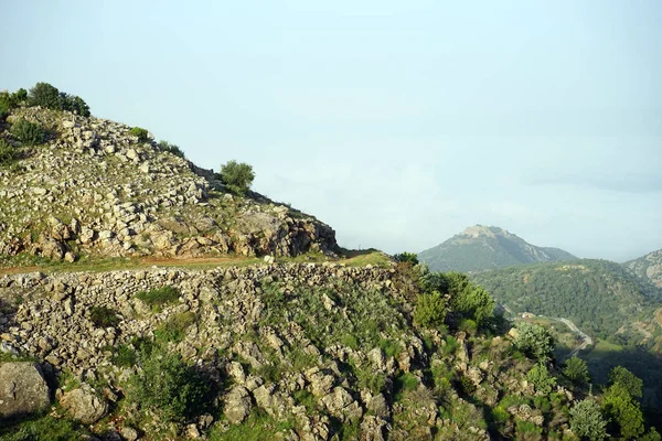 イスラエルのゴランのヘルモン山の道 — ストック写真