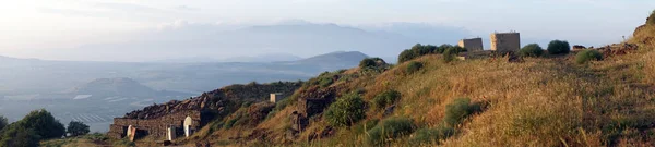 Sur Sommet Mont Bental Dans Les Hauteurs Golan Israël — Photo