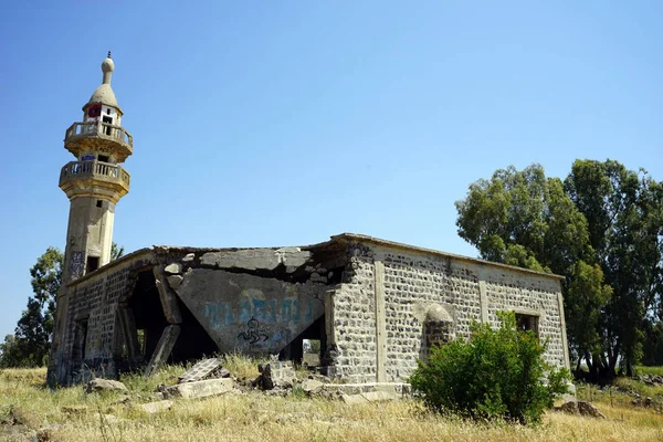 Ruinas Mezquita Altos Del Golán Galilea Israel — Foto de Stock