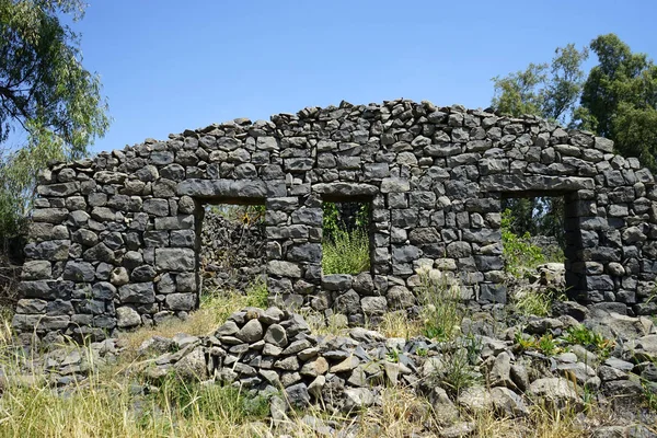 Ruínas Tel Hushnia Galiléia Israel — Fotografia de Stock