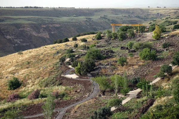 Ruinerna Synagogan Sluttningen Backen Galileen Israel — Stockfoto