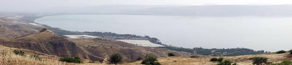 Panorama Kinnereth Lake Galilee Israel — Stock Photo, Image