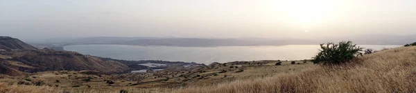 在加利利的 Kinneret 湖景观 以色列 — 图库照片