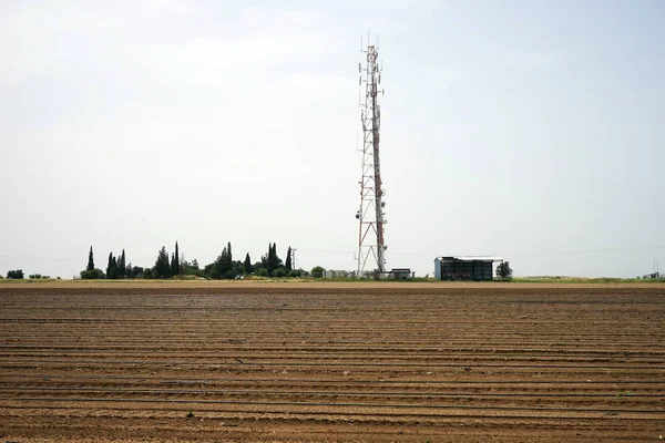 Antenne Buurt Van Boerderij Veld Israël — Stockfoto