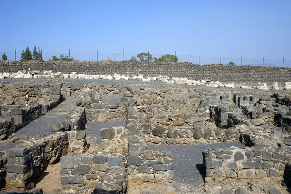 Capernaum Israel Circa May 2018 Ruins Ancient Temple — Stock Photo, Image