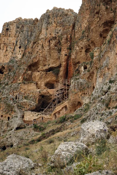 Arbel Jeskyní Galilee Izrael — Stock fotografie